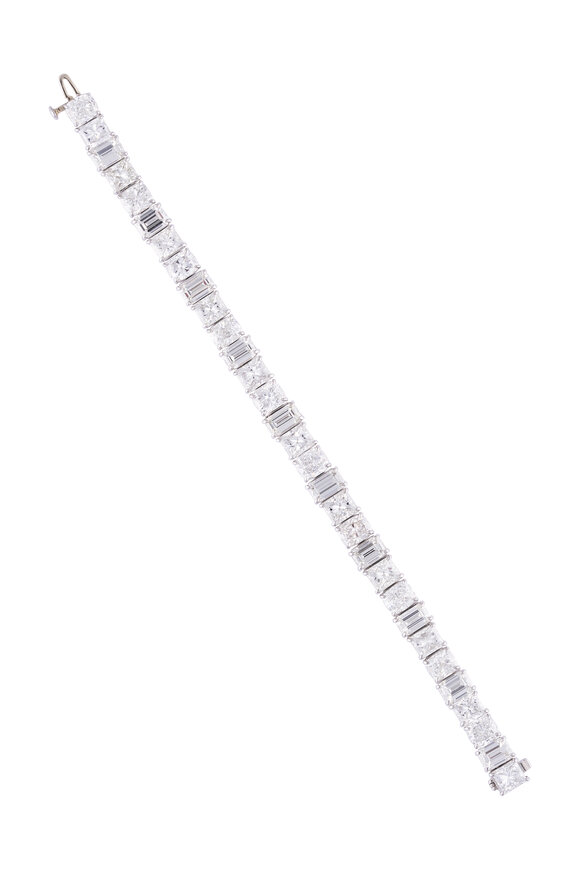 Lowy & Co 18k White Gold Diamond Bracelet