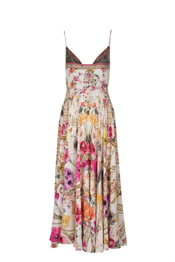 Camilla - Destiny Calling Tie Front Maxi Dress 