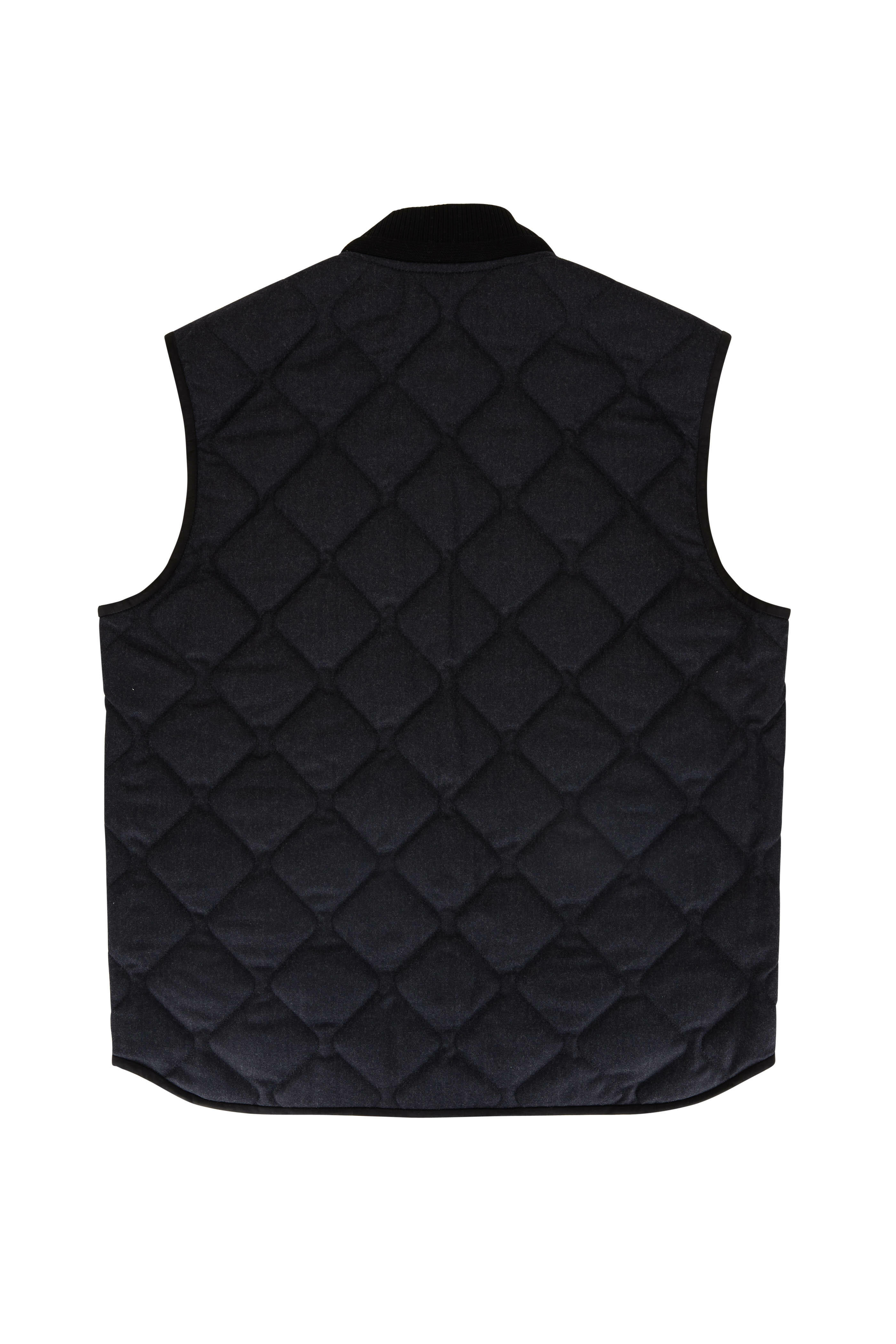 snowpeak Quilted Flannel Vest S グレー ベスト SNOW PEAK - FLEXIBLE 