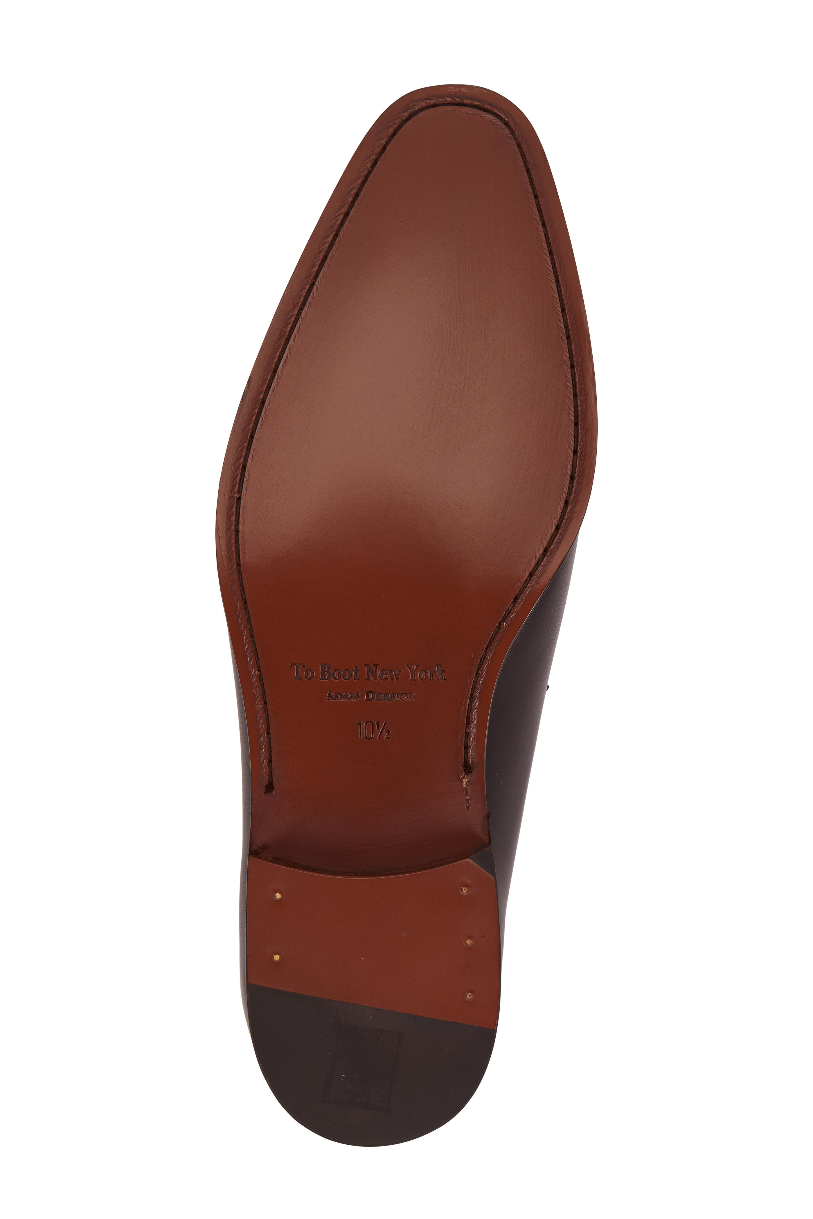 To Boot New York - Tesoro Black Leather Penny Loafer