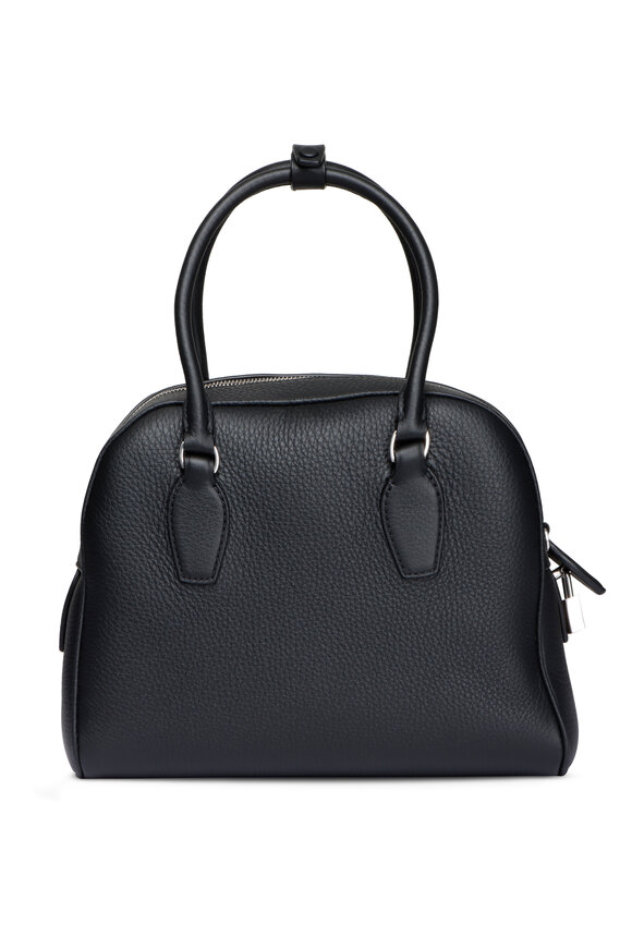 The Row India 10.00 Black Leather Top Handle Bag - view 2