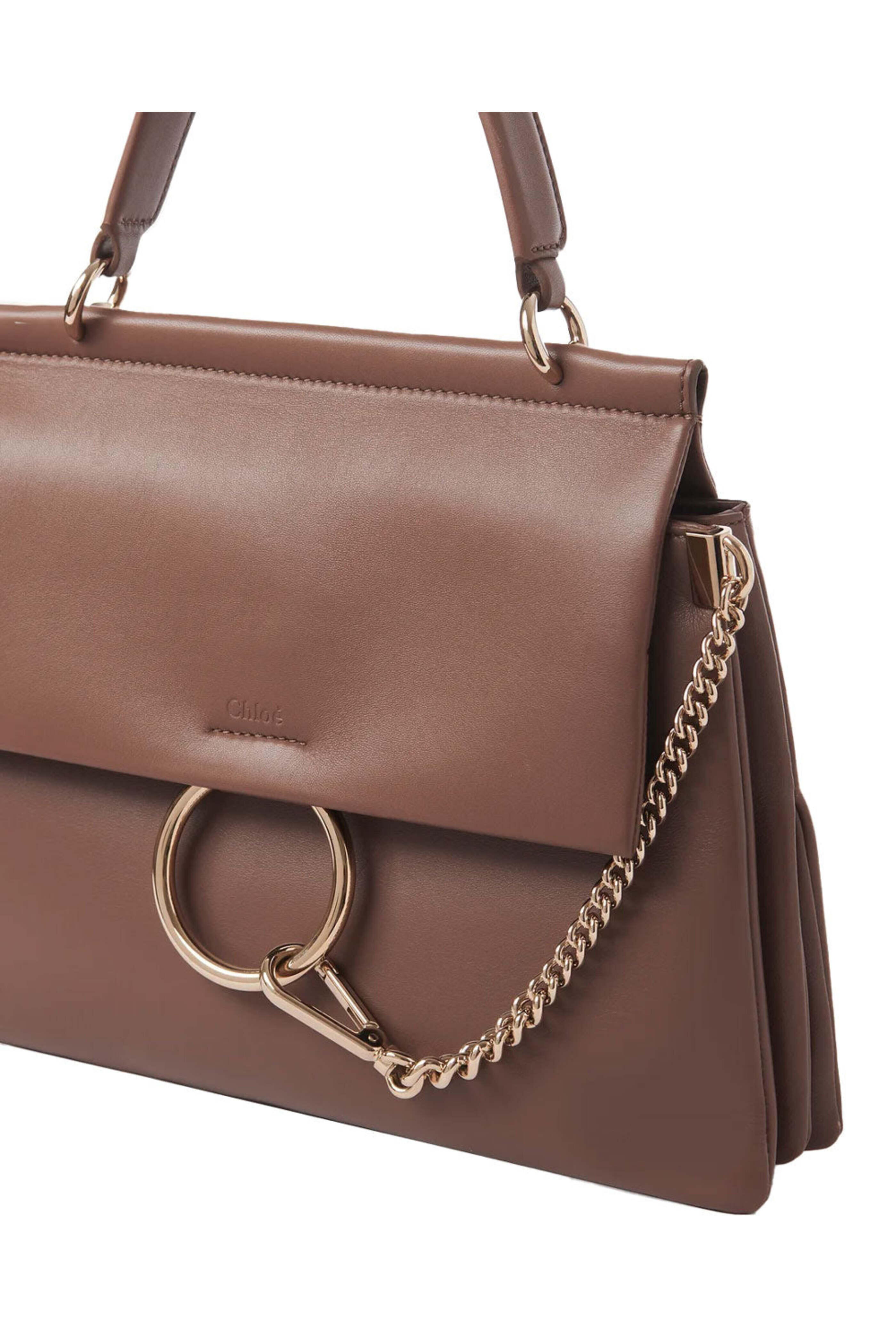 Chloé - Medium Faye Top Handle Bag in Taupe | Mitchell Stores