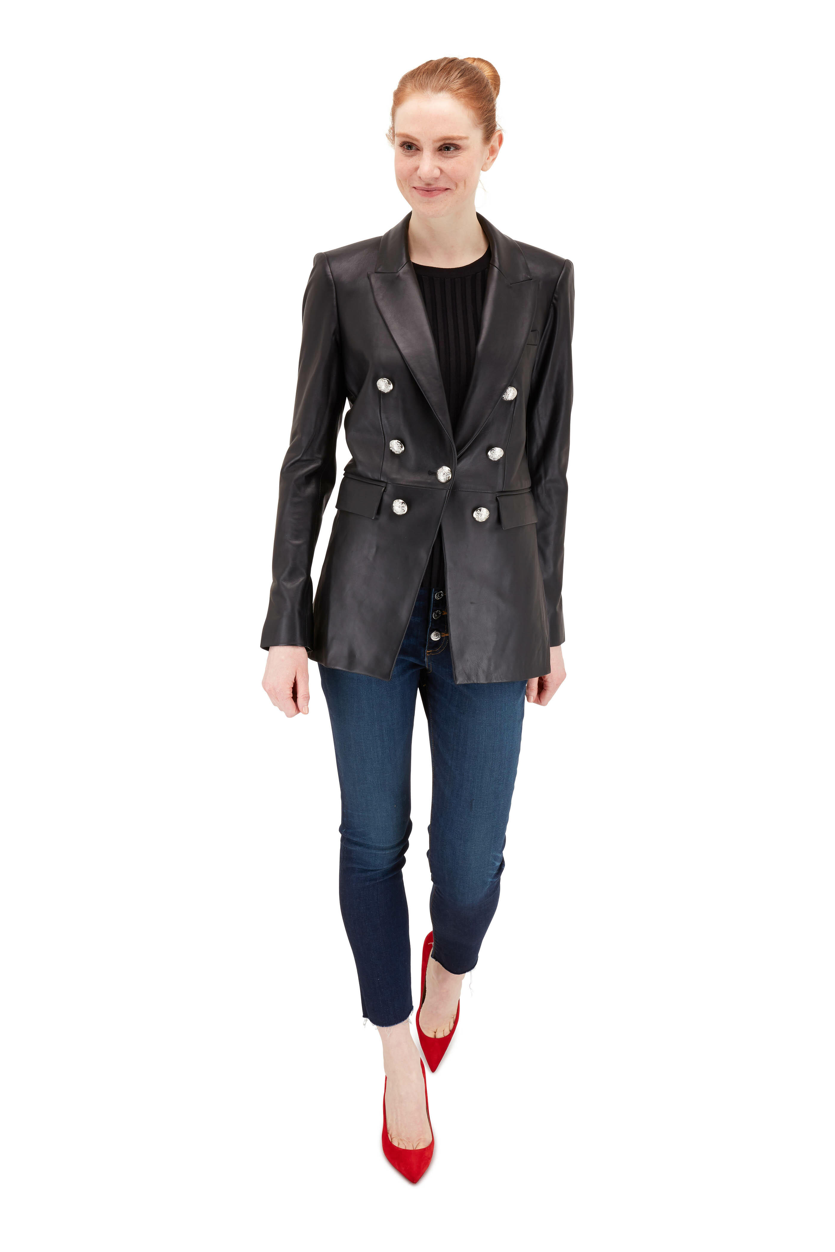 Veronica Beard - Debbie Dark Vintage High-Rise Jean