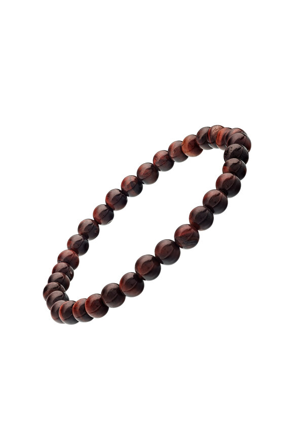 Jan Leslie Red Tigers Eye Beaded Bracelet - view 1