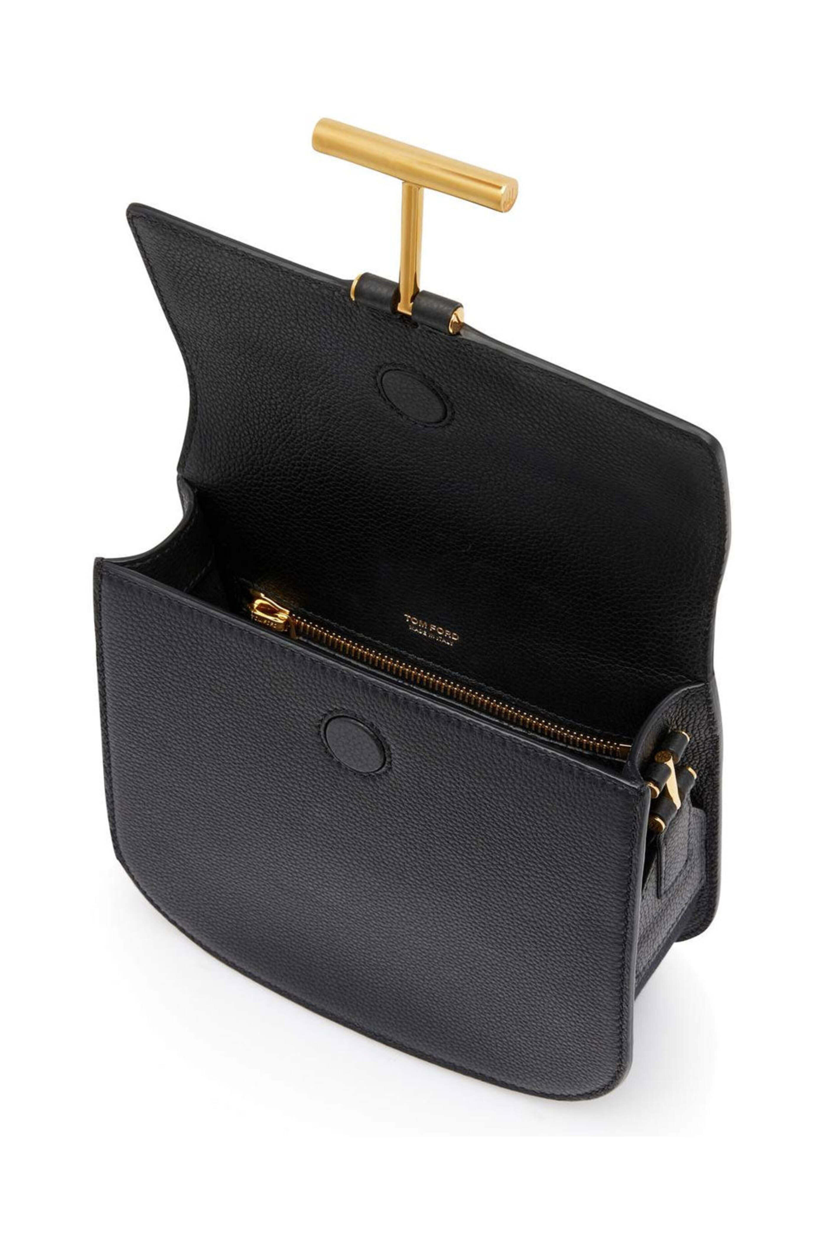 Tom Ford - Leather Mini Tara Crossbody in Black