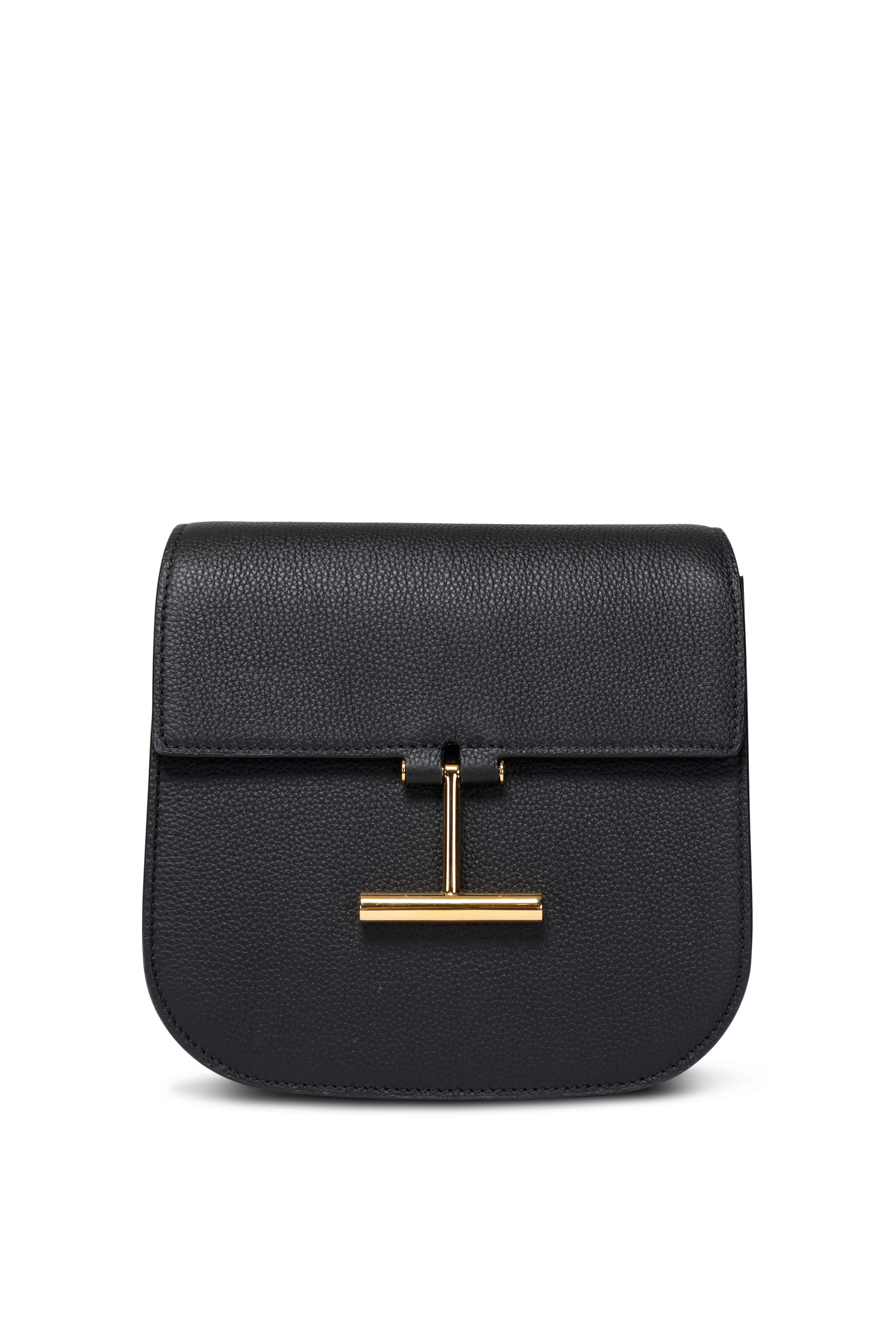 Tom Ford - Mini Tara Black Grained Leather Crossbody