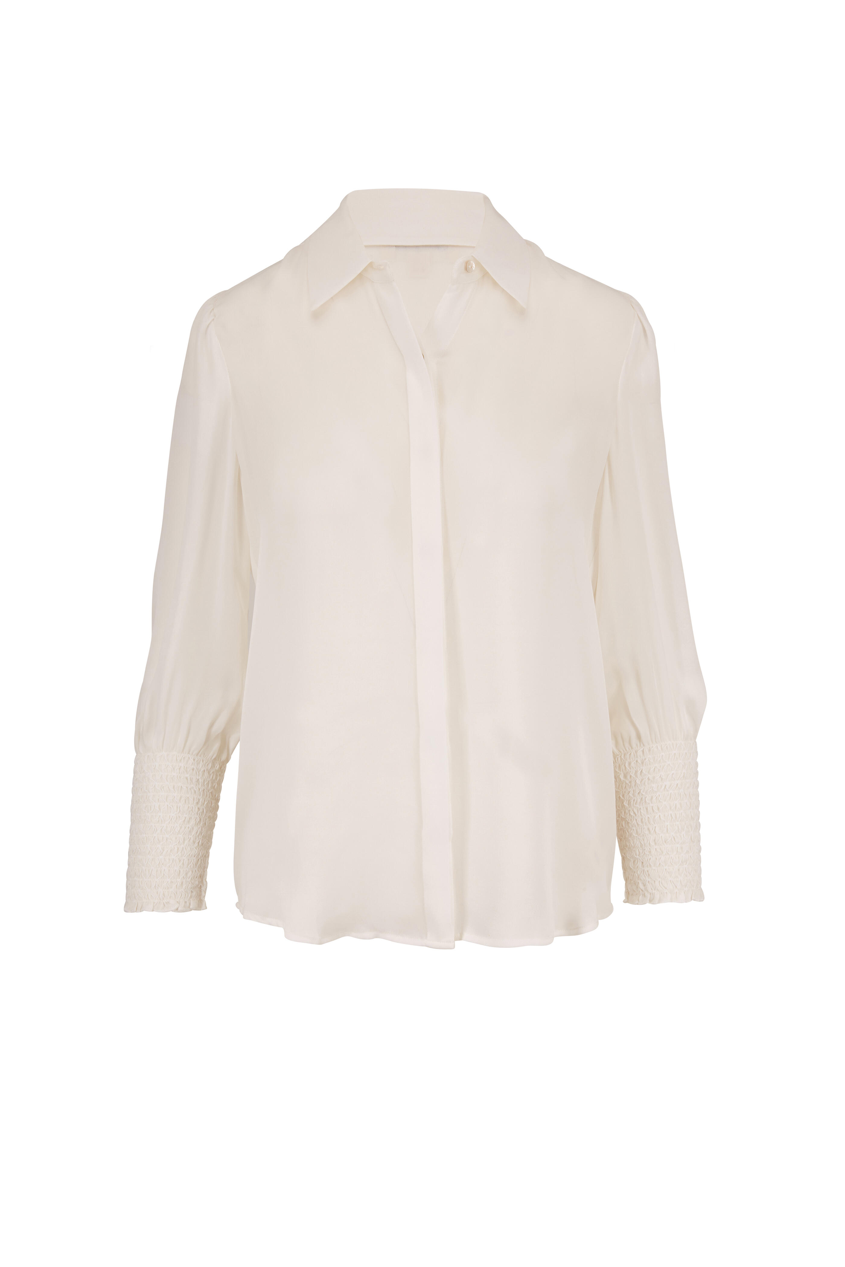 L'AGENCE Bianca Blouse in Marzipan