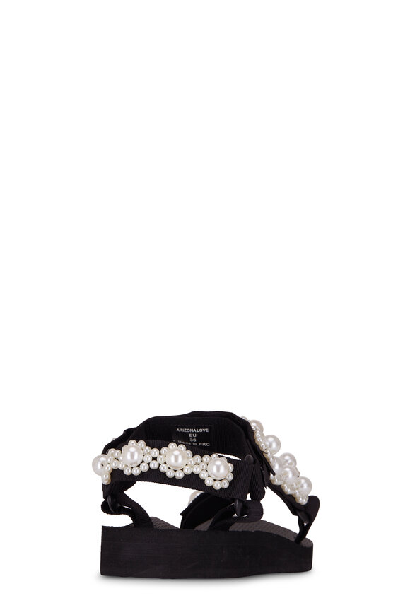 Arizona Love - Trekky Pearls Black & White Sandal
