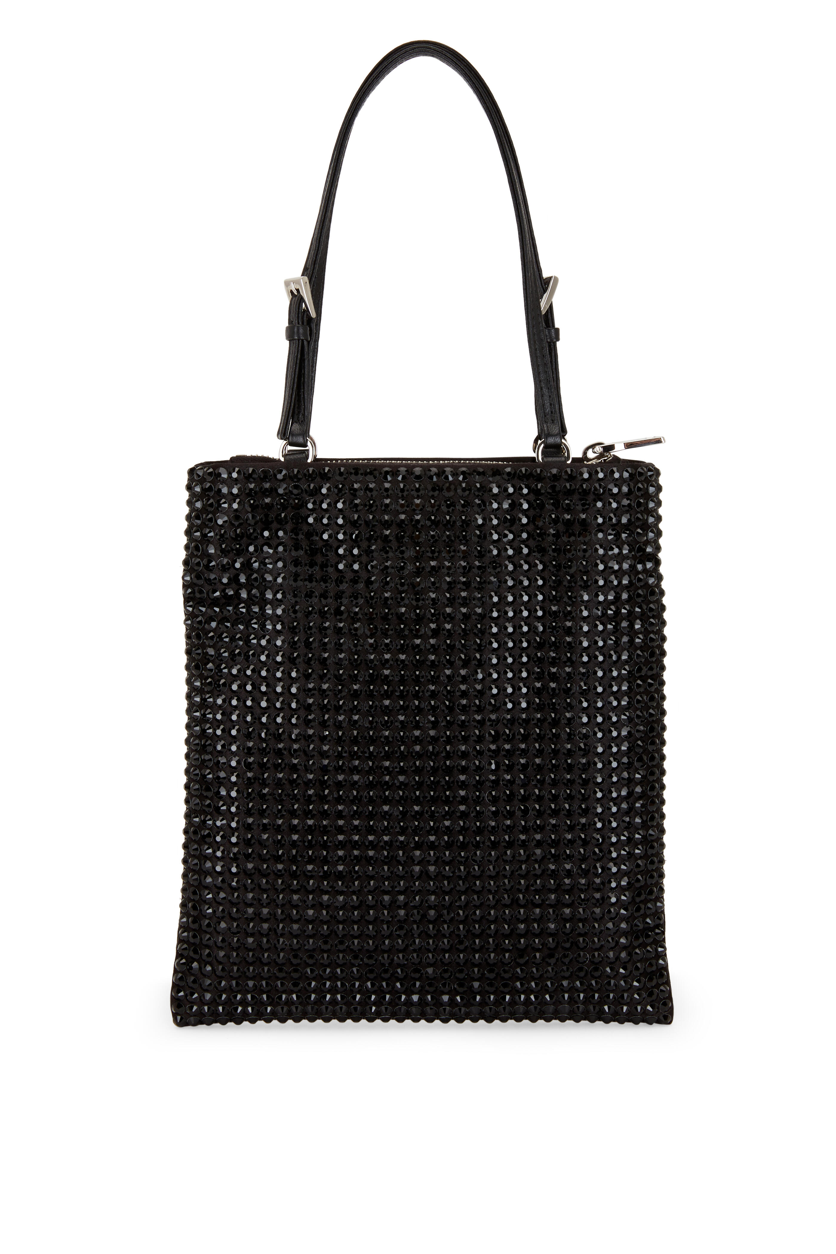 Prada - Argento Black Crystal Small Bag | Mitchell Stores