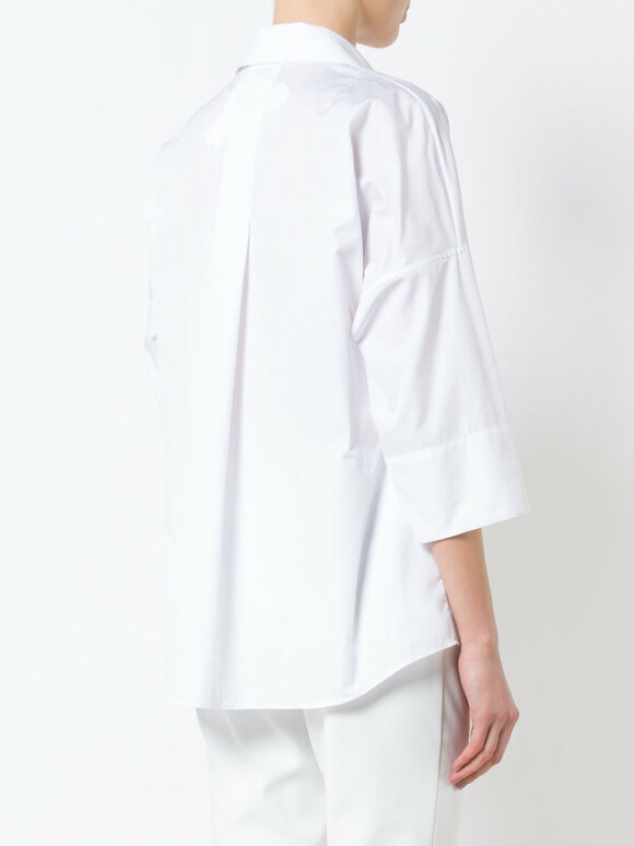Akris Punto - Kimono White Cotton Blouse