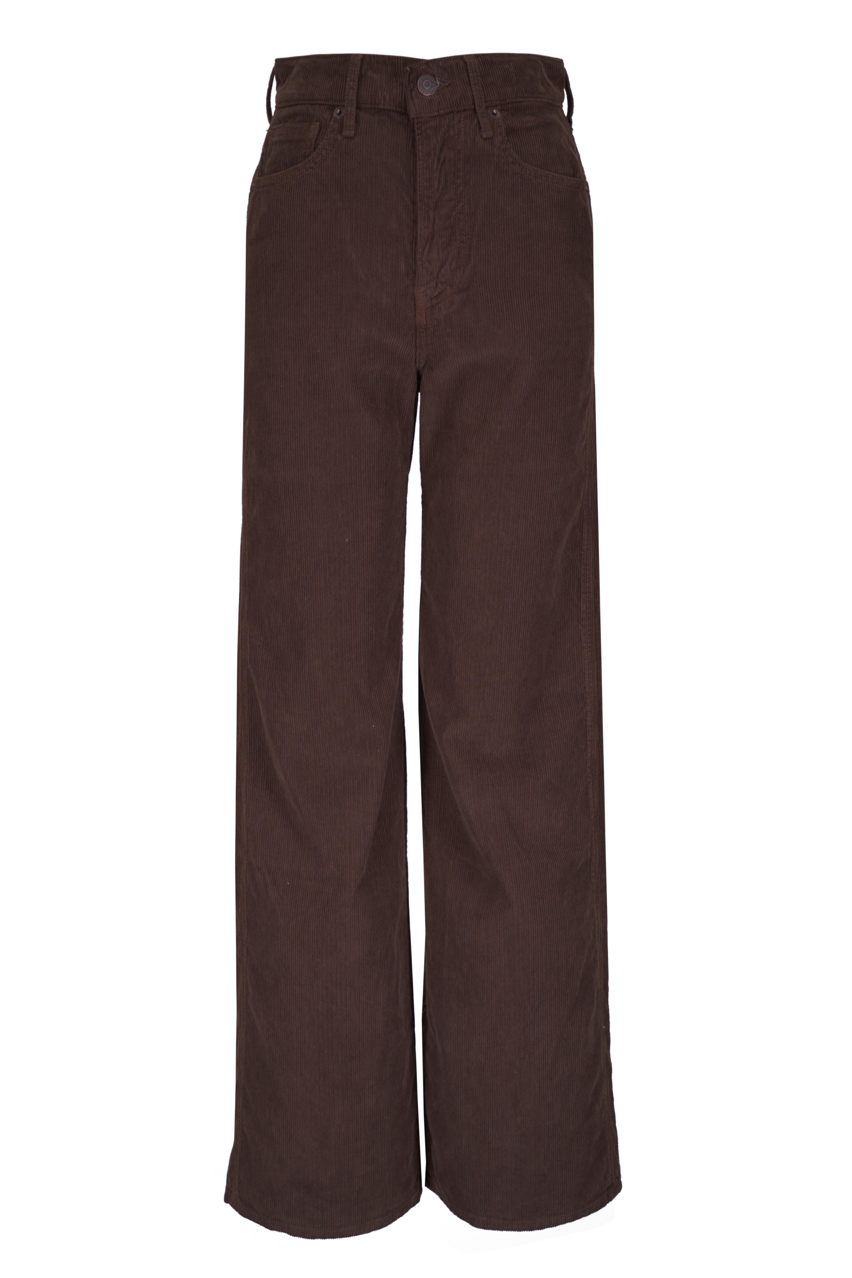 Veronica Beard - Taylor Umber High Rise Cotton Corduroy Pant