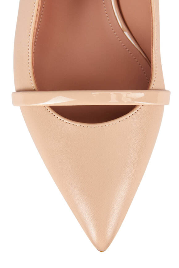 Malone Souliers Maureen Buff Leather Double Strap Pump, 45mm - view 4