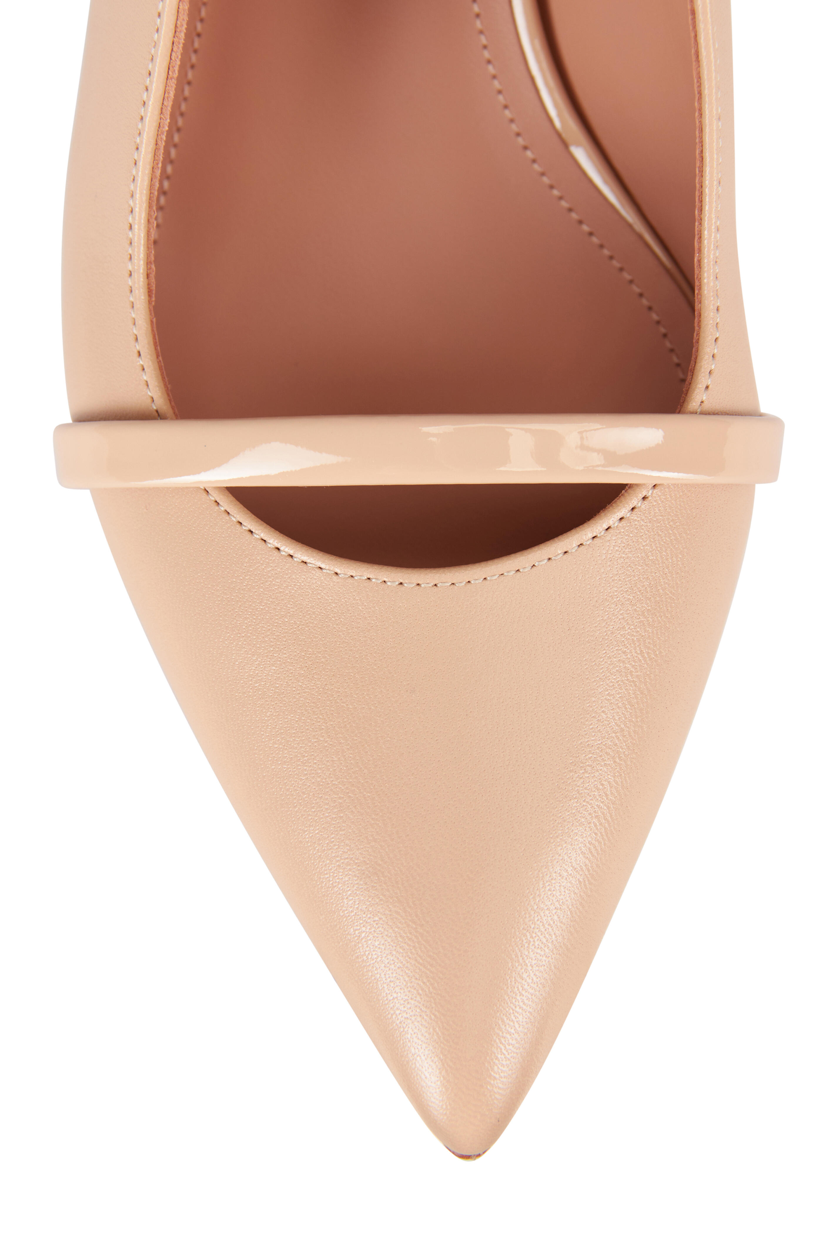 Malone Souliers - Maureen Buff Leather Double Strap Pump, 45mm - view 4