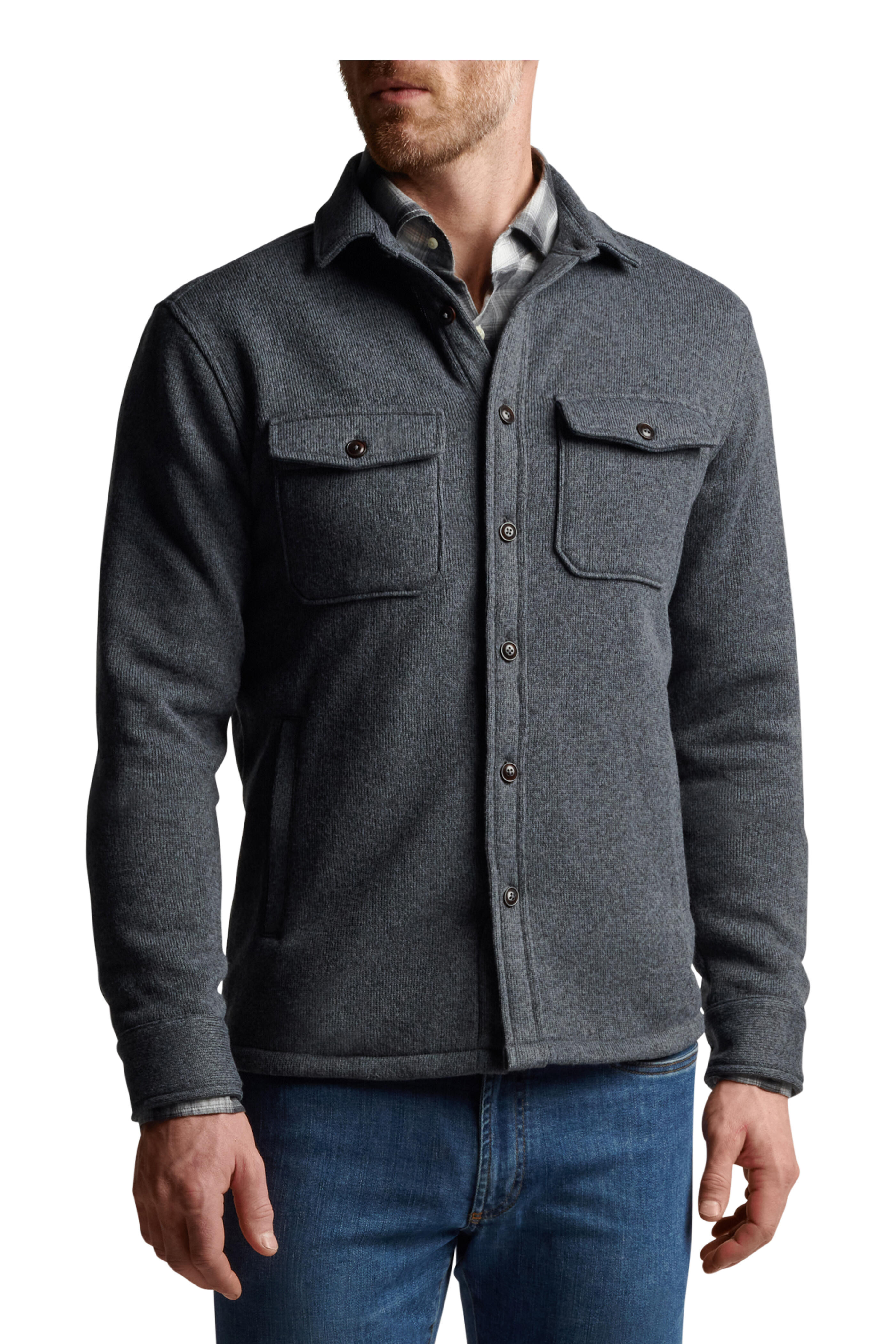 Peter Millar - Crown Iron Sweater Fleece Shacket