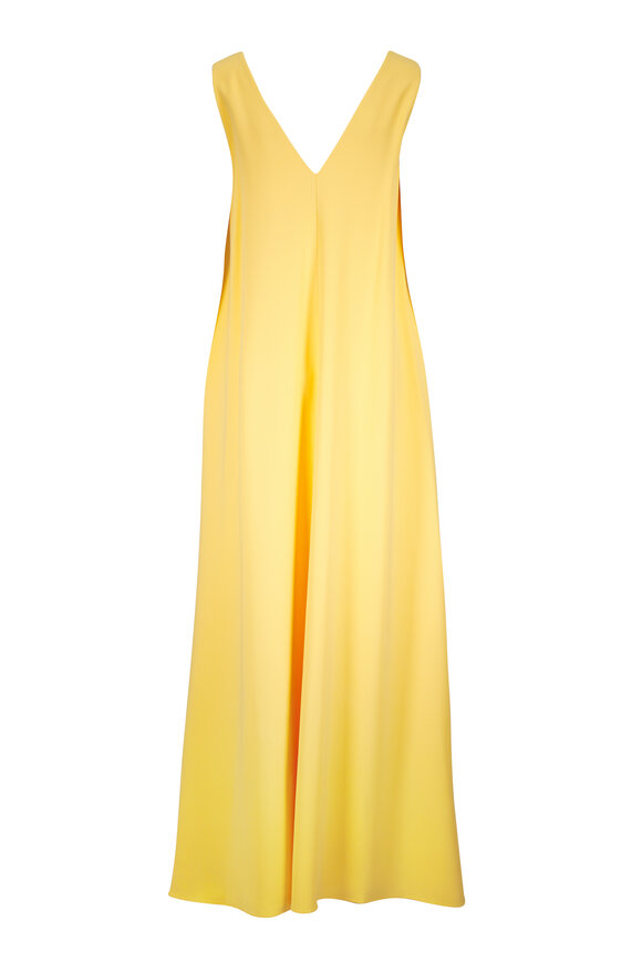 Lafayette 148 New York Daisy Yellow Sleeveless Maxi Dress - view 2