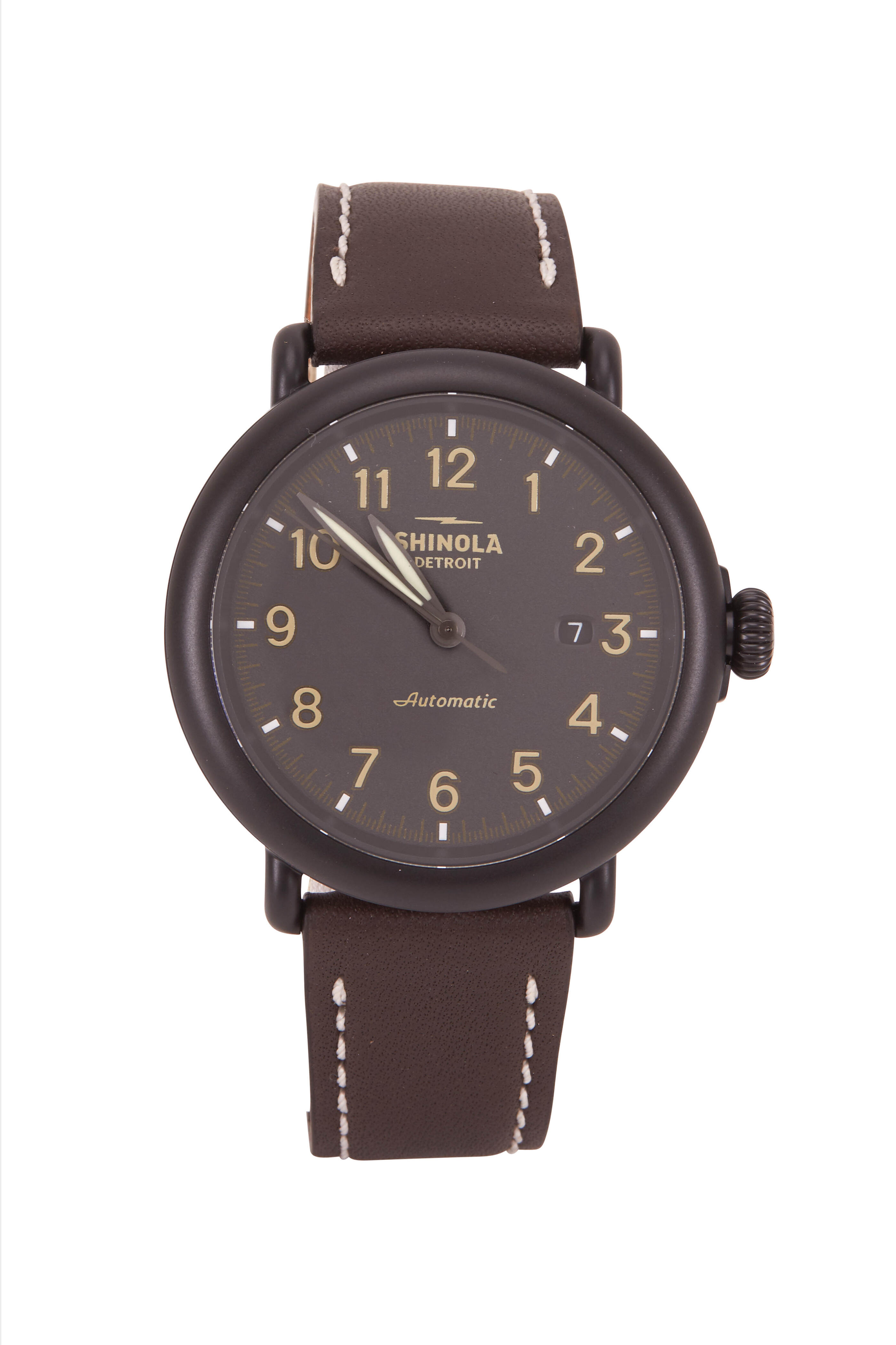 Shinola - Runwell Black Automatic Watch, 45mm
