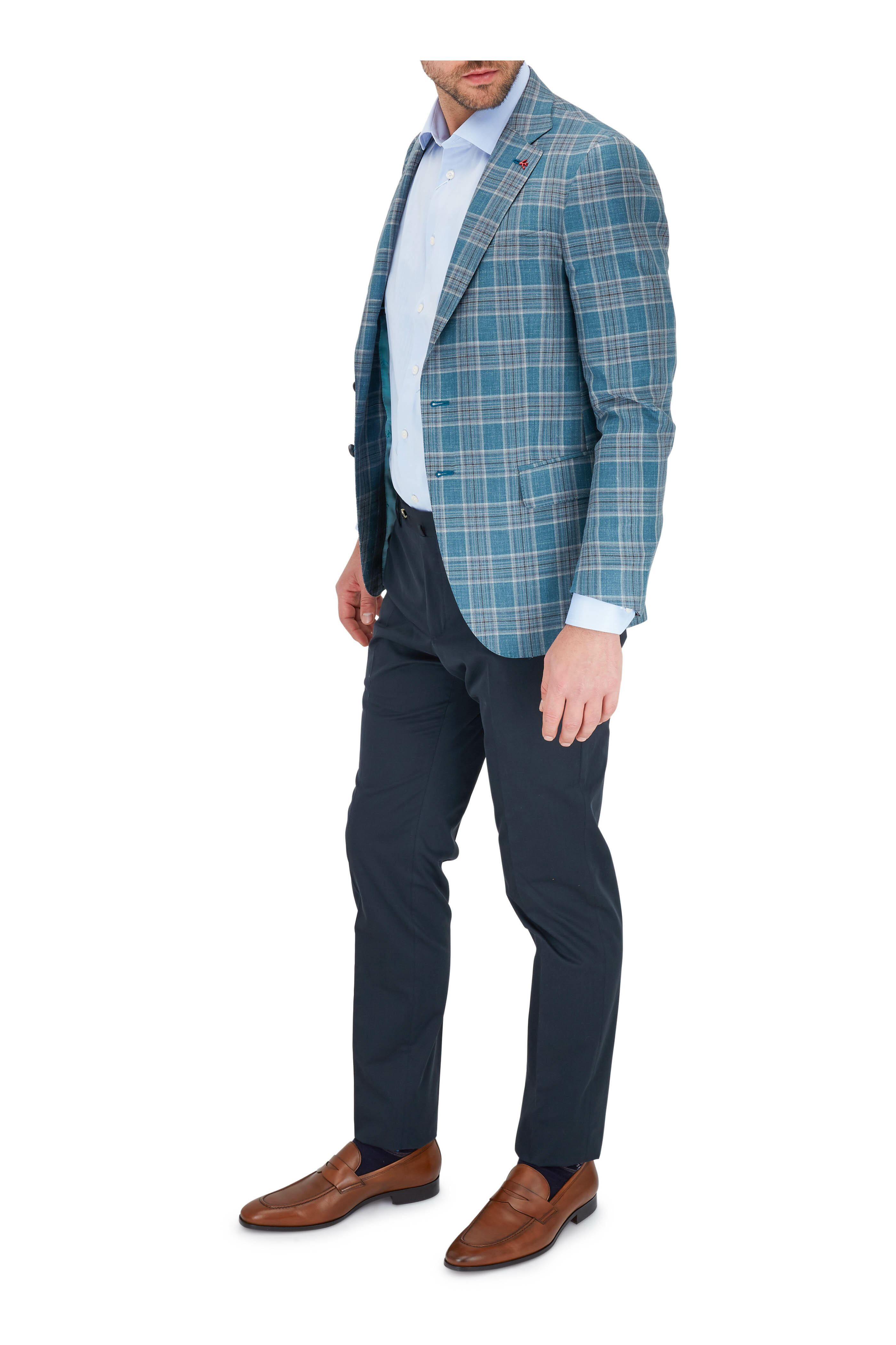 PT Torino - Navy Blue Slim Fit Pant