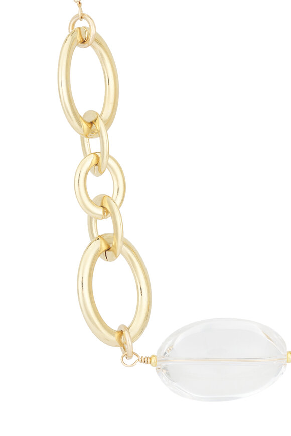 Cristina V. Quartz Chunky Chain Necklace - view 2
