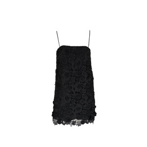 Zimmermann - Black Raie Flower Lace Mini Dress | Mitchell Stores