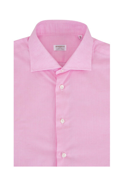 ワンピース Kiton SS23 Striped shirt dress (D47321K0978B03 003) Kiton - Pink Cotton Micro Pinstripe Dress Shirt