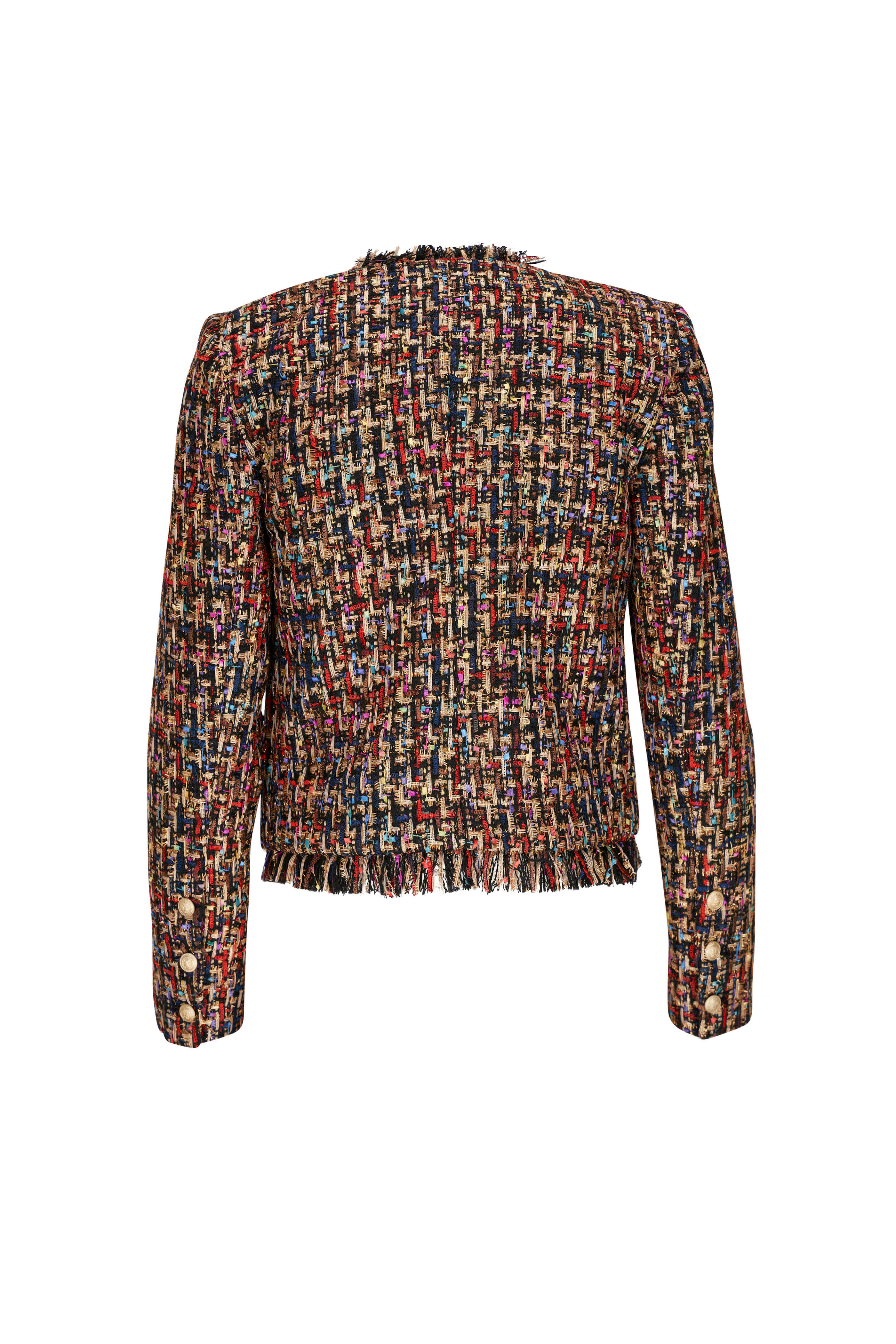 L'Agence - Angelina Multicolor Tweed Blazer | Mitchell Stores