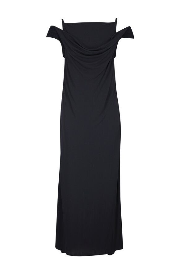Bottega Veneta Crepe Double Black Jersey Dress - view 1