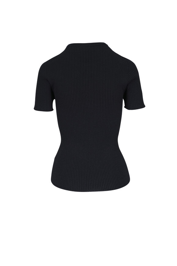 Kiton - Black Lurex T-Shirt