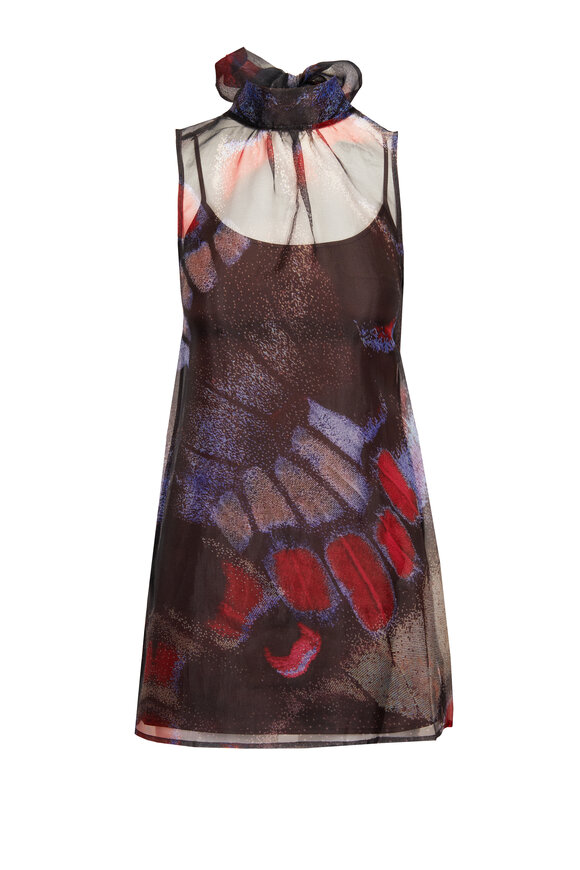 Staud Albee Butterfly Mini Dress - view 1
