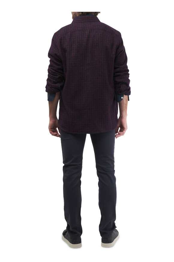 PT Torino - Jazz Dark Blue Cotton & Cashmere Five Pocket Pant