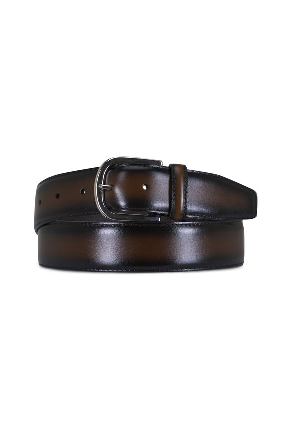 Anderson's Dark Brown Leather Belt - view 1