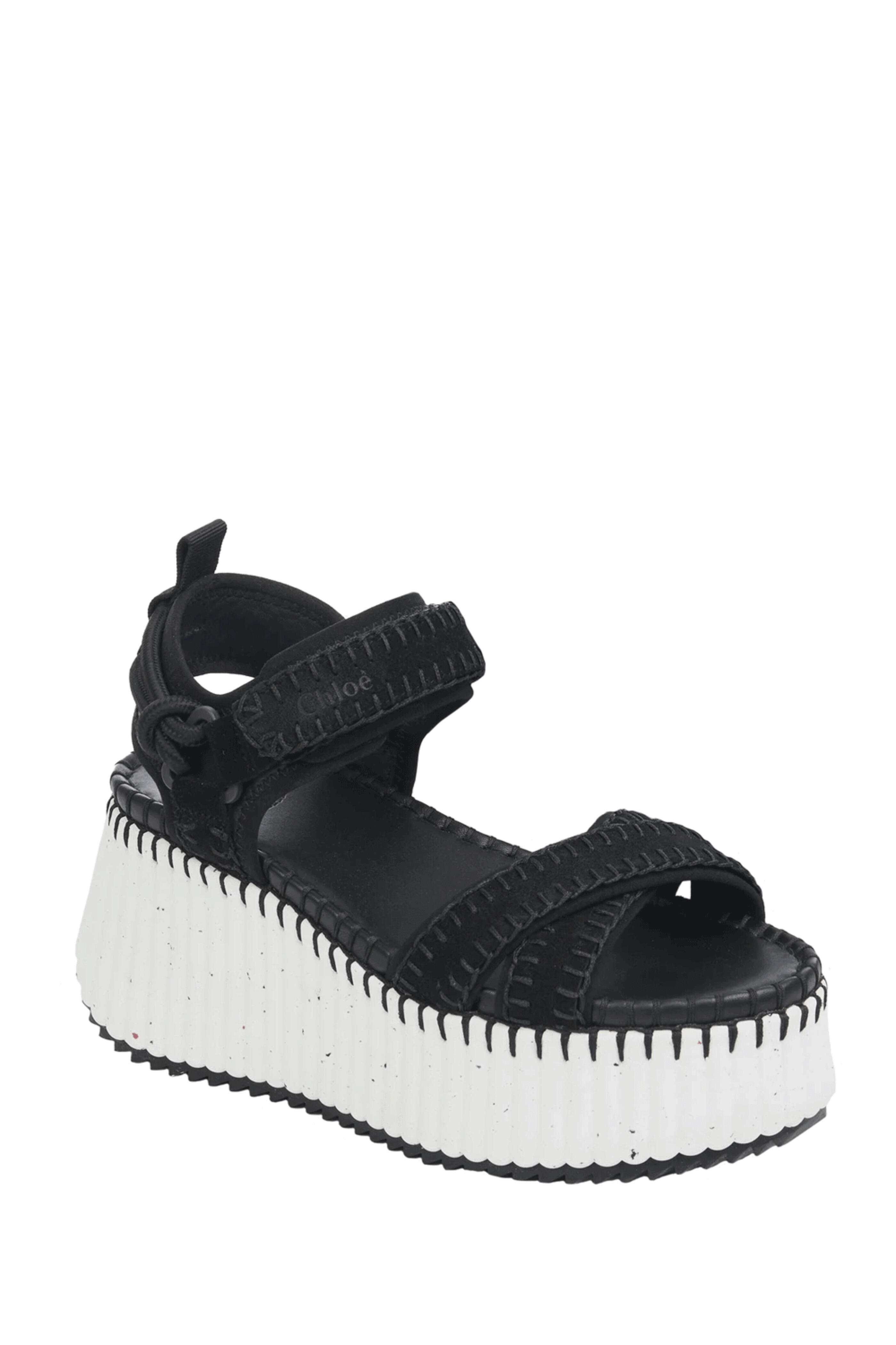 【Chloe】NAMA SANDAL◆CHC25U10PLU Chloé Nama Wedge Sandal | Chloé US