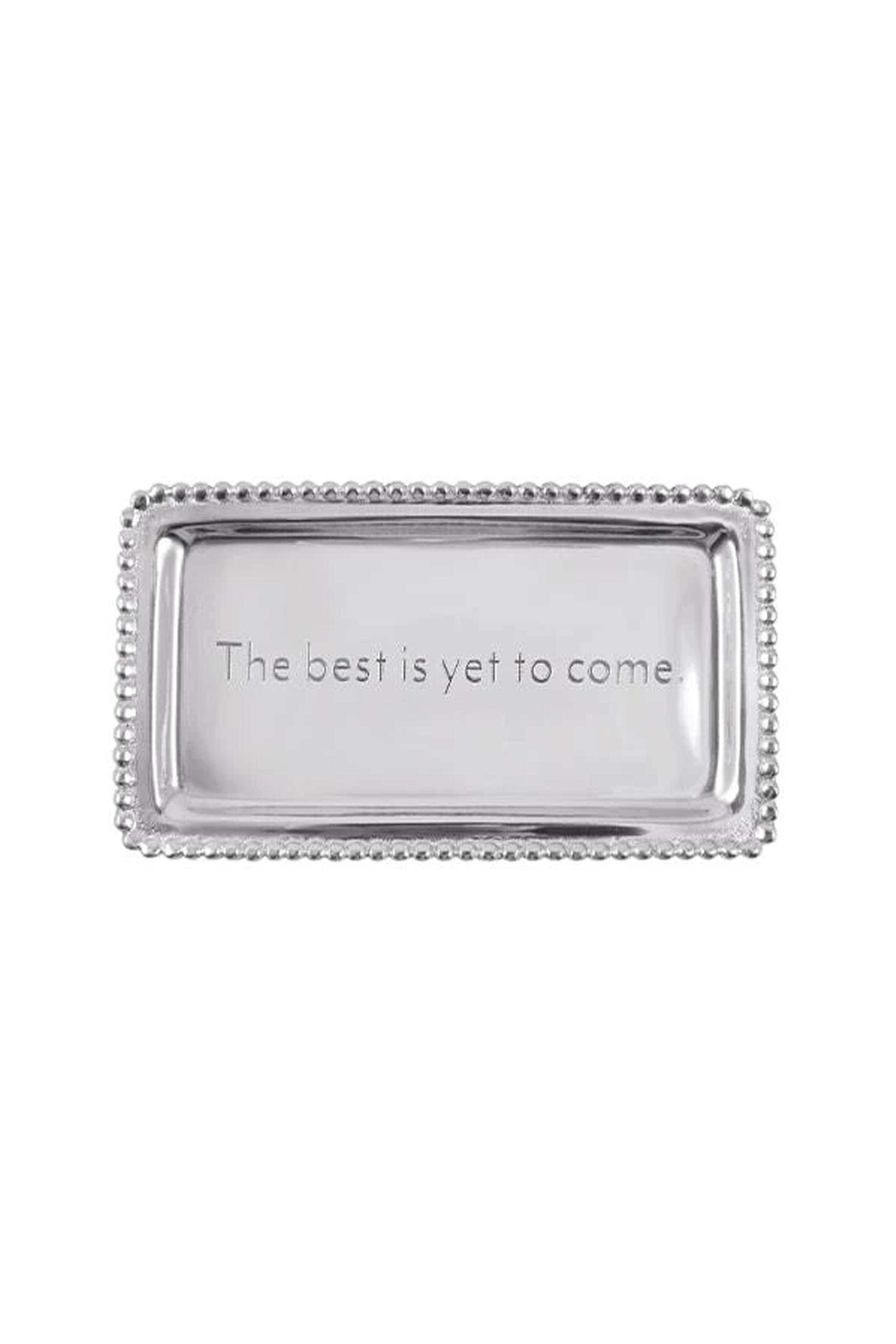 Mariposa - The Best Is Yet To Come Beaded Tray