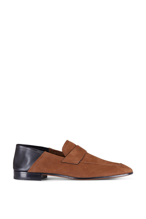 Berluti - Lorenzo Rimini Grained Nubuck & Goatskin Loafer