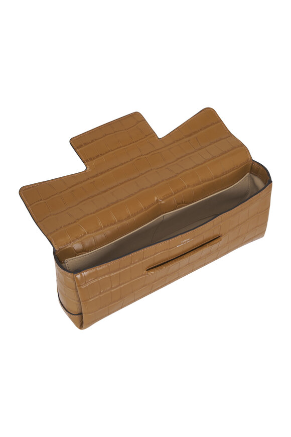 Totême Biscuit Embossed Leather T-Clutch - view 5