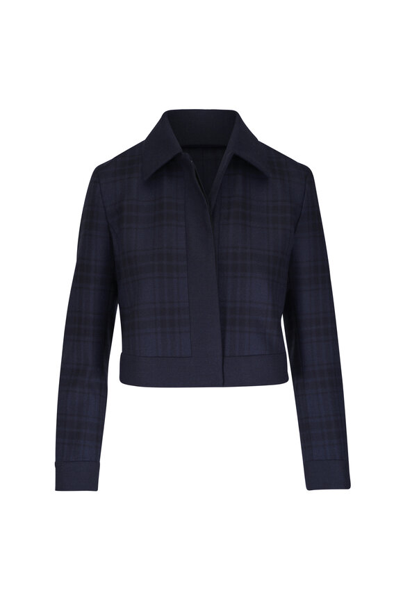 VALENTINO ノーカラージャケット 黒・白ドット VALENTINO ノーカラージャケット 黒・白ドット