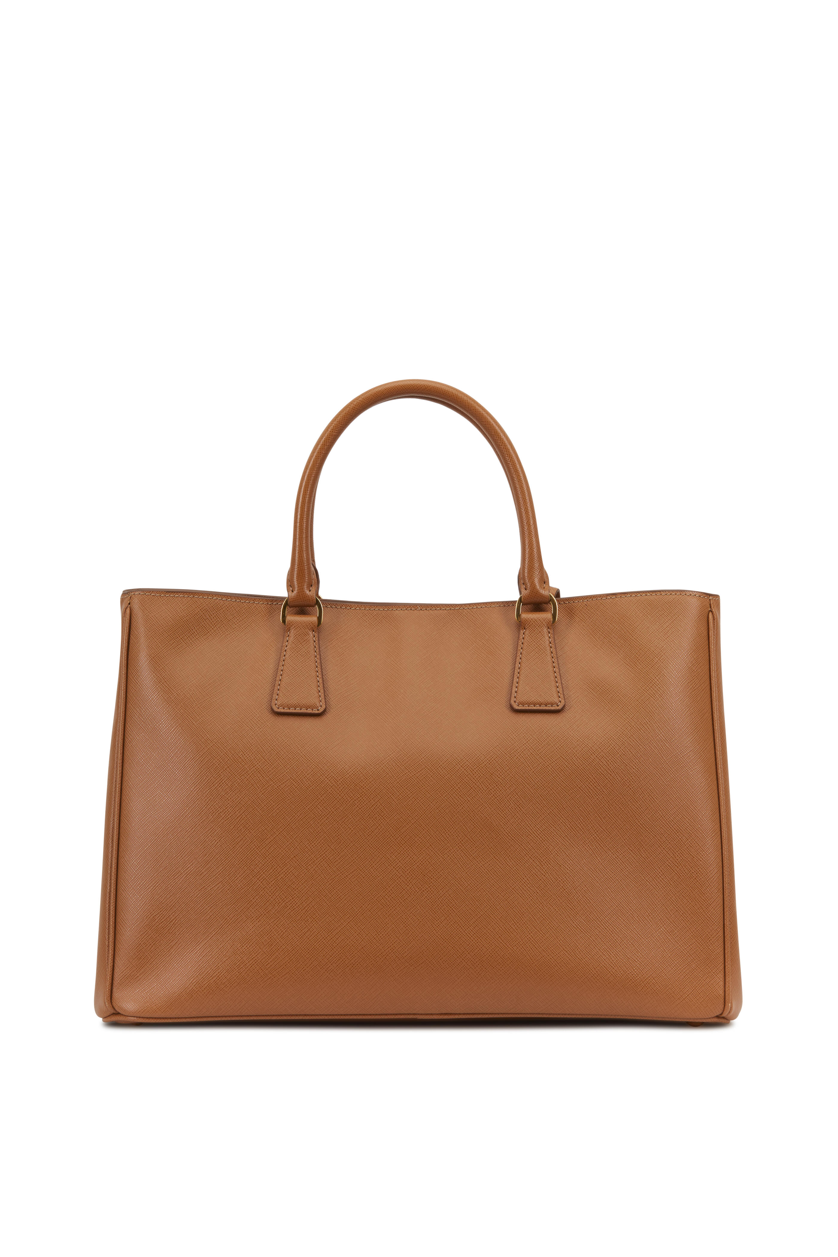 Prada Galleria Orange Saffiano Leather Tote Bag