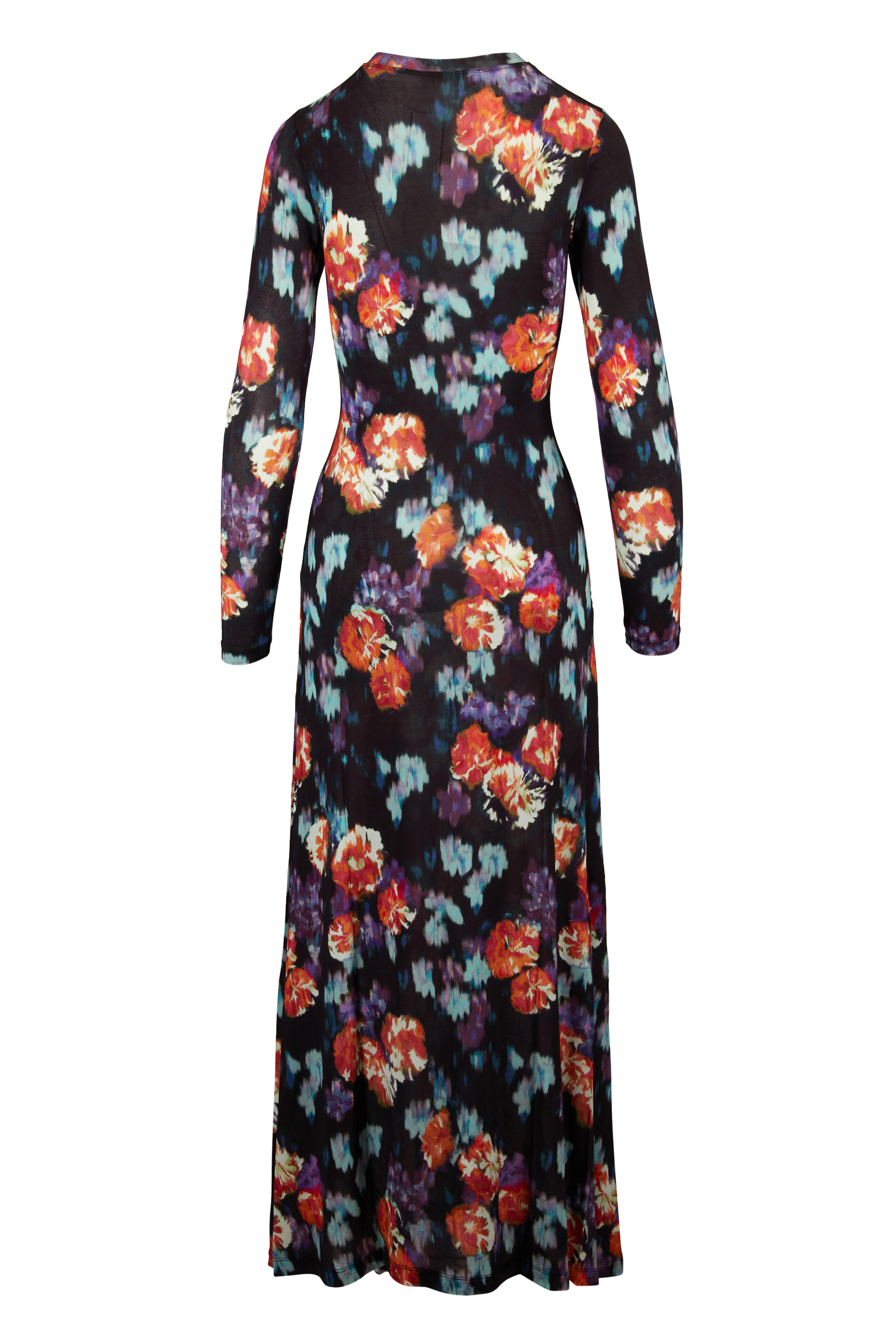 Ulla Johnson - Amari Black Floral Jersey Maxi Dress - view 2