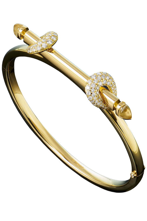 Ananya Fine Jewelry Yellow Gold Chakra Icon Bracelet - view 1