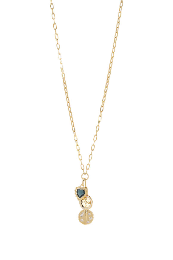 Foundrae Refinded Clip Extended Chain Charm Necklace