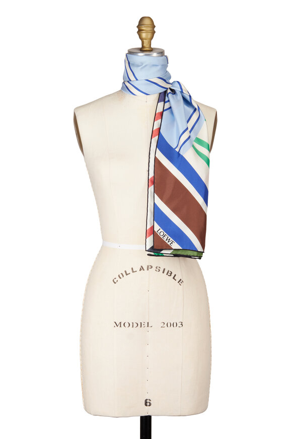 Loewe Multicolor Silk Scarf - view 1
