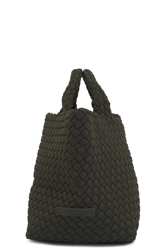 Naghedi - St. Barths Olive Woven Mini Tote 