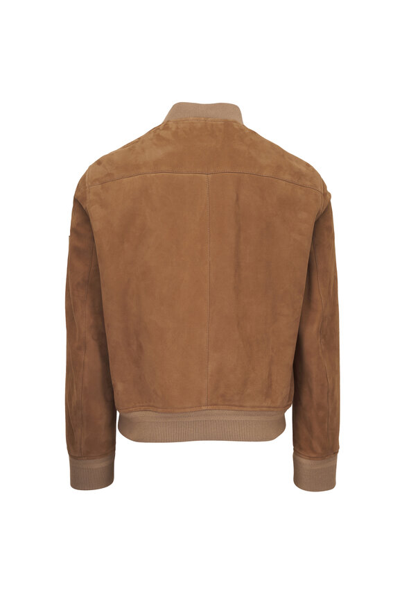 Tom Ford Military Light Brown Suede Bomber - view 3