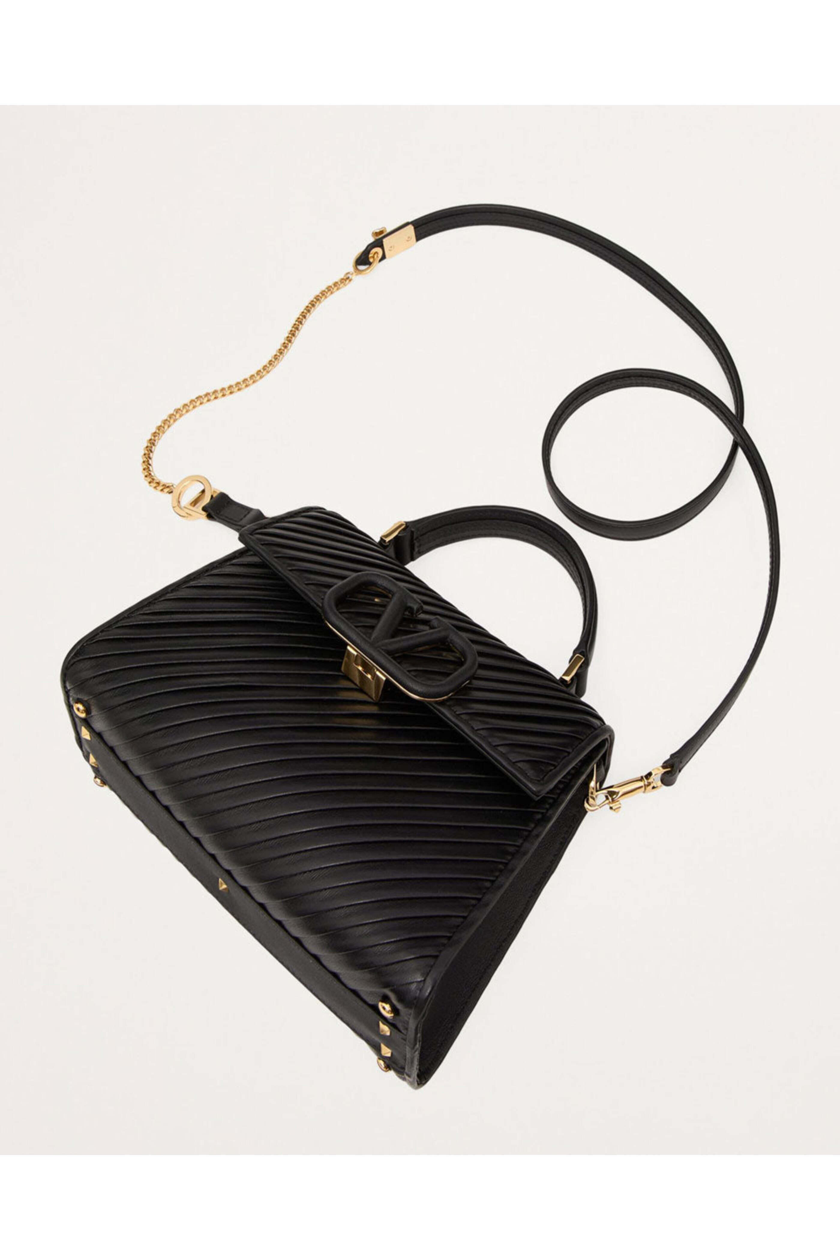 Valentino Garavani - VSling Logo Top Handle Bag in Black