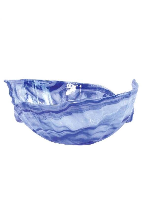 Vietri Cobalt Round Glass Bowl