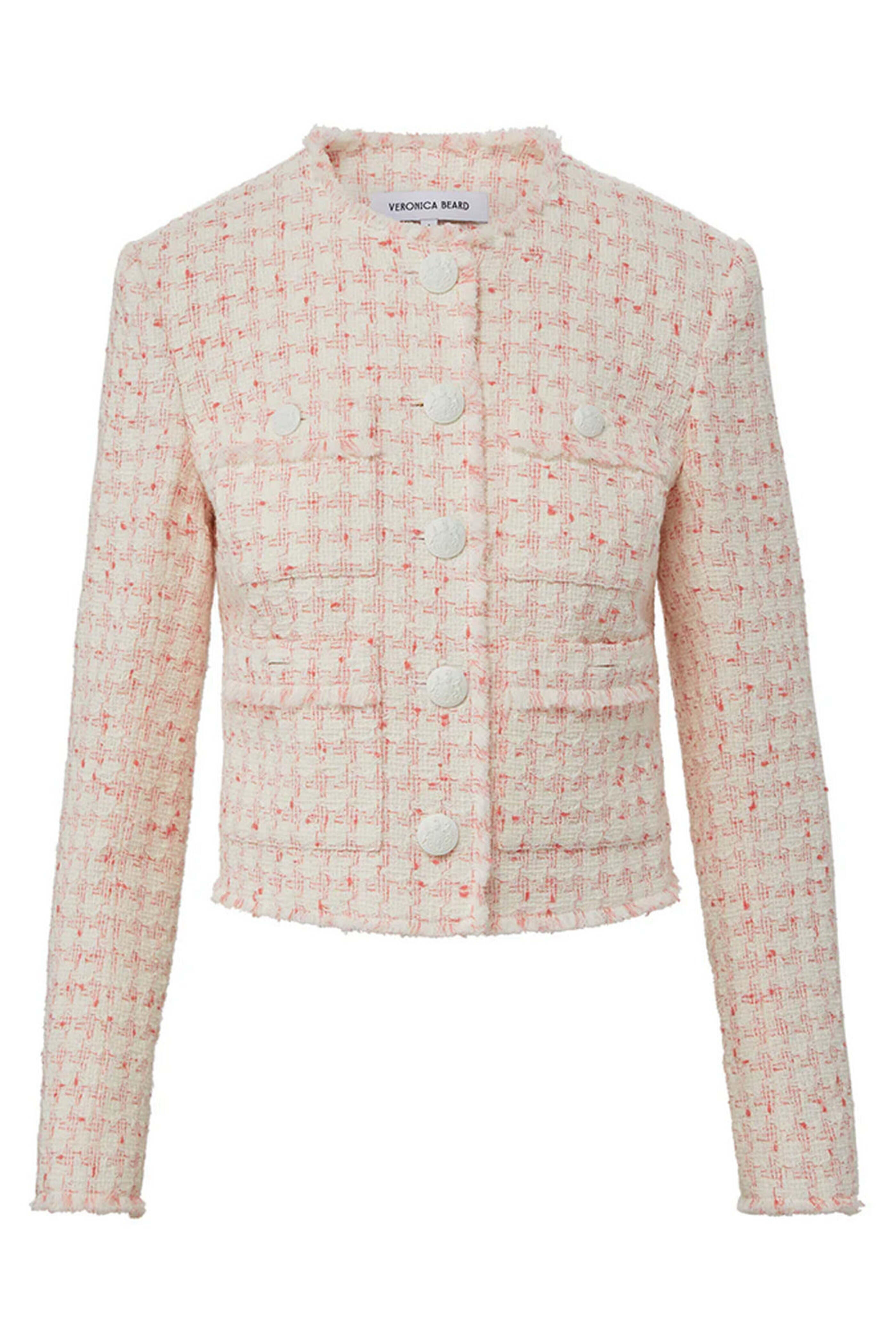 Veronica Beard - Off White Tweed Olbia Jacket