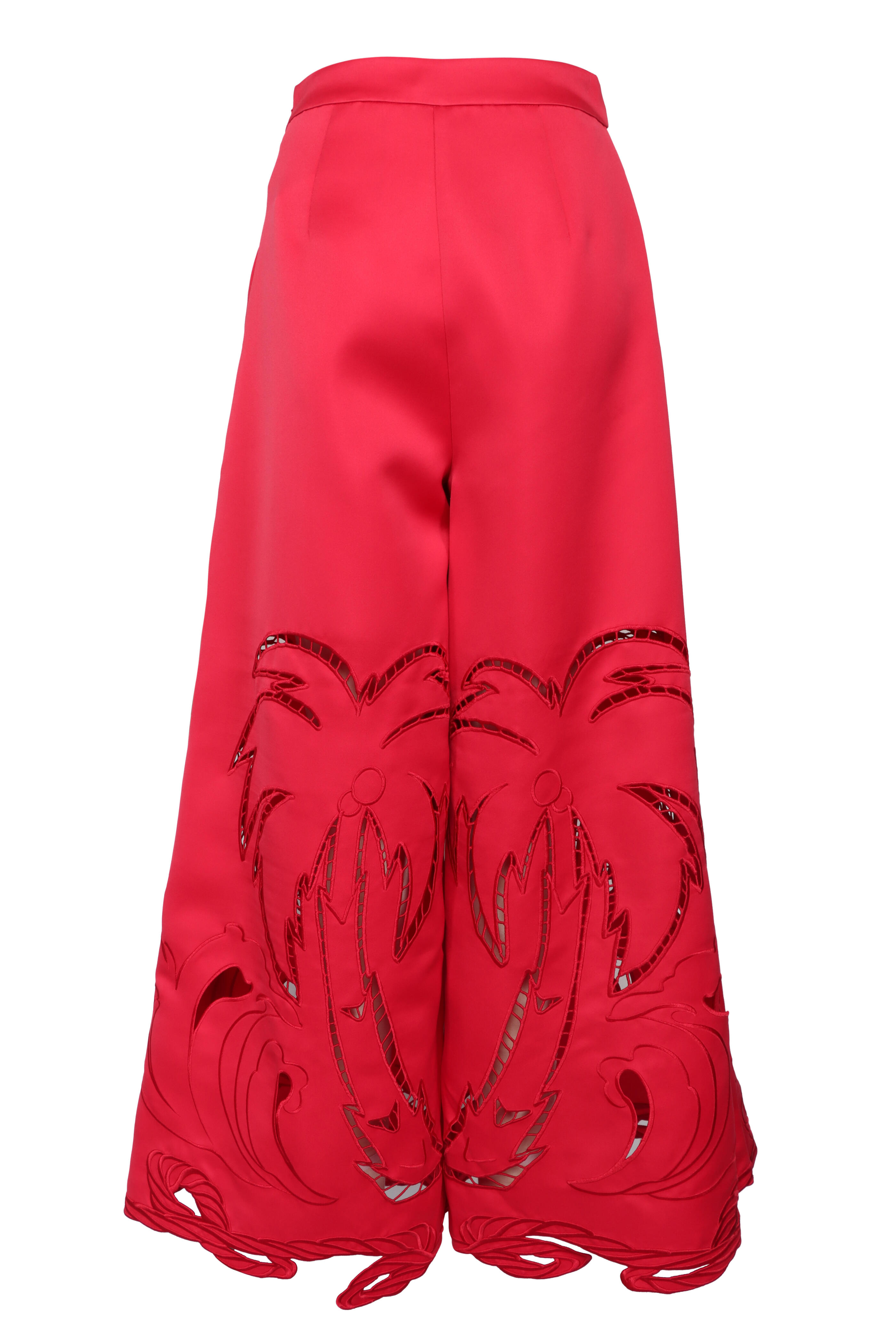 Leo Lin - Theodora Scarlet Palm Pant