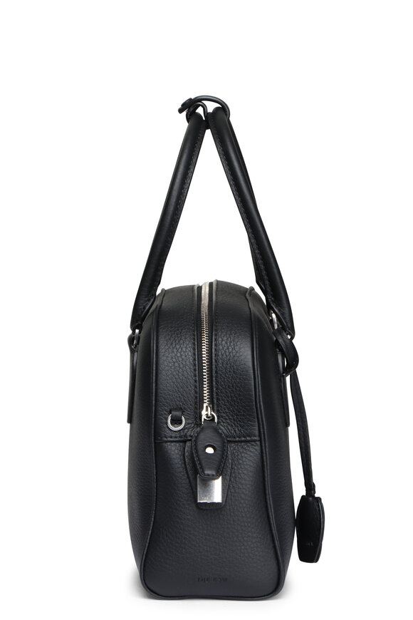The Row India 10.00 Black Leather Top Handle Bag - view 3