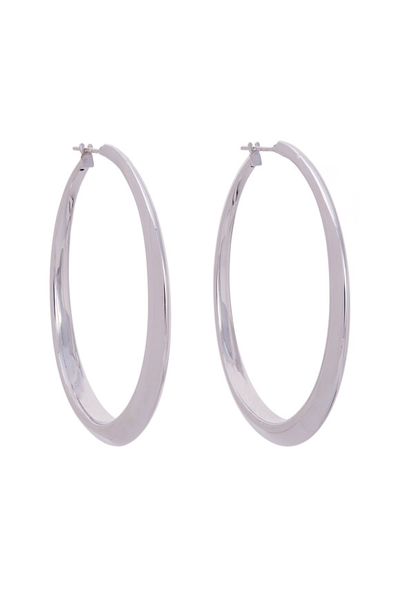 Sidney Garber - Modern Oval Hoop Earrings 