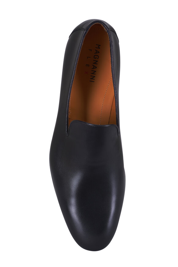 Magnanni Diaz Black Leather Loafer - view 3