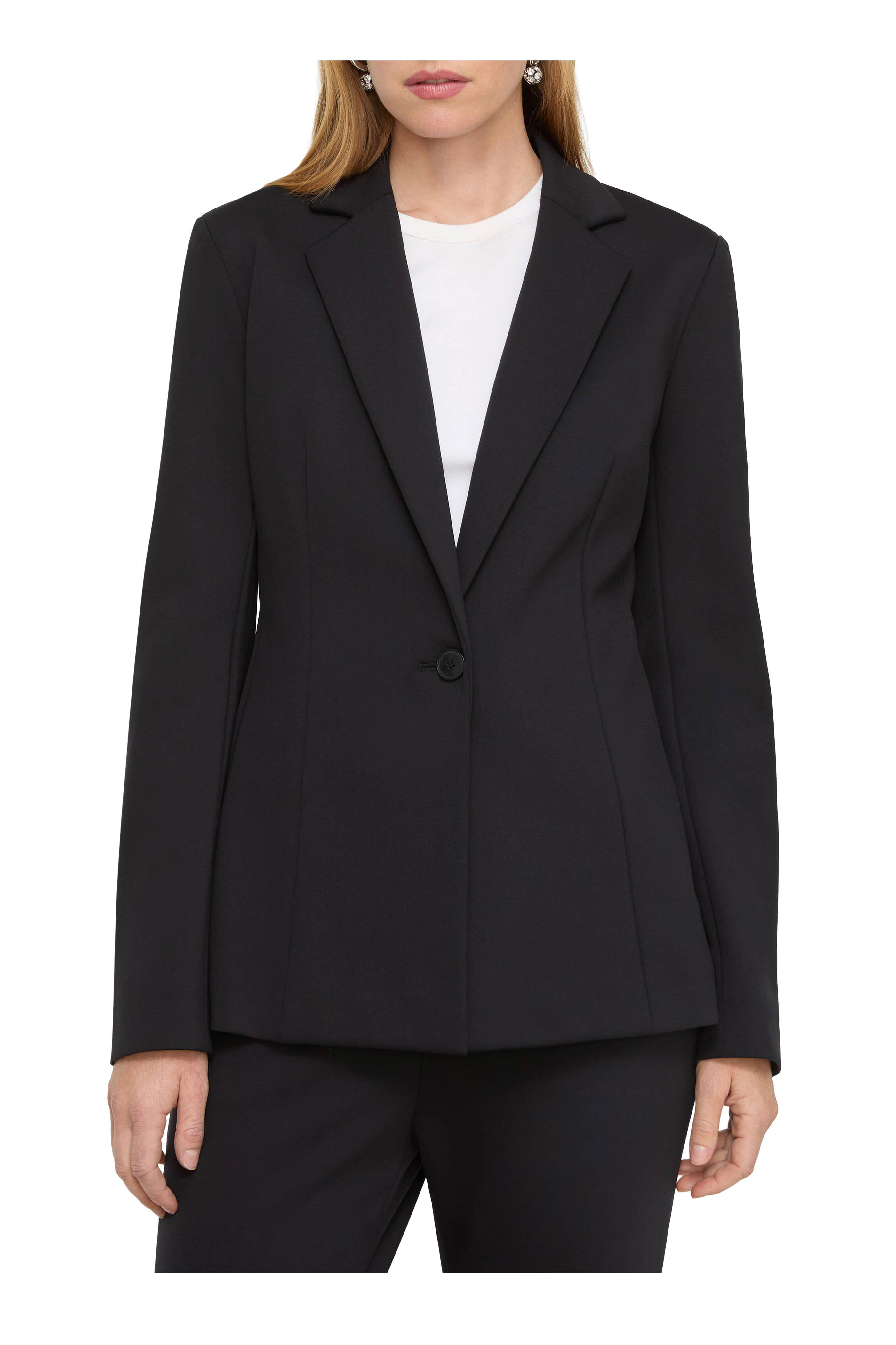 Lafayette 148 New York - Black Scuba Jersey Jacket